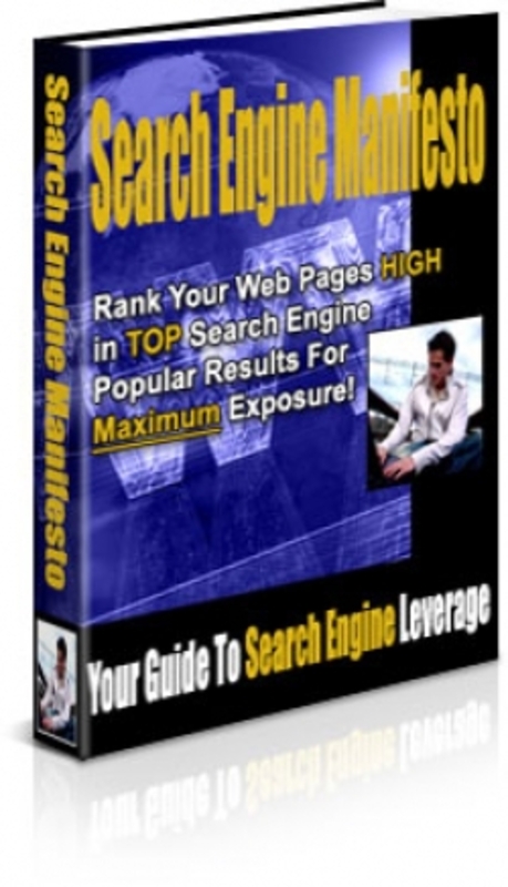 Product picture Search Engine Manifesto PLR