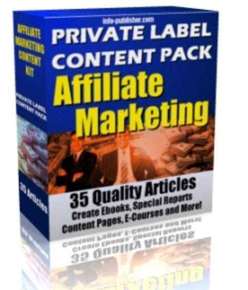 Product picture Private Label Article Pack : Affiliate Marketing
