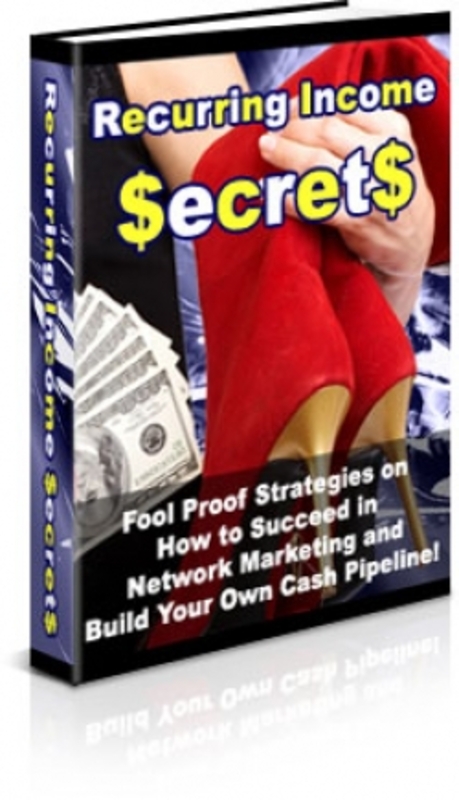Product picture Recurring Income Secrets PLR