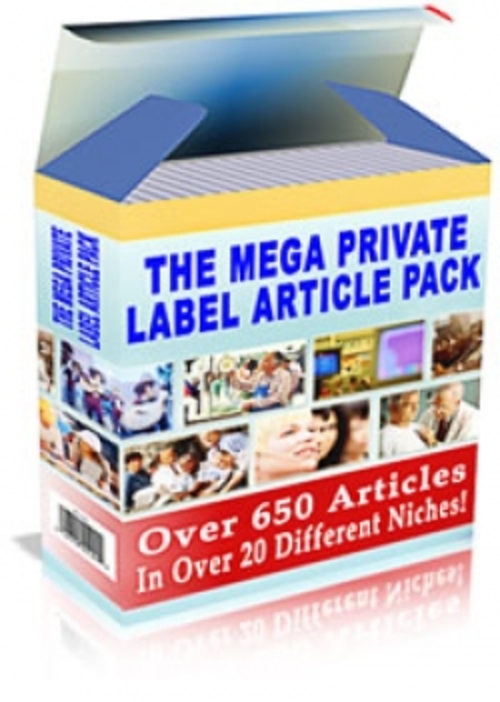 Product picture The Mega Private Label Article Pack PLR