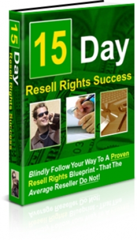 Product picture 15 Day Resell Rights Success PLR
