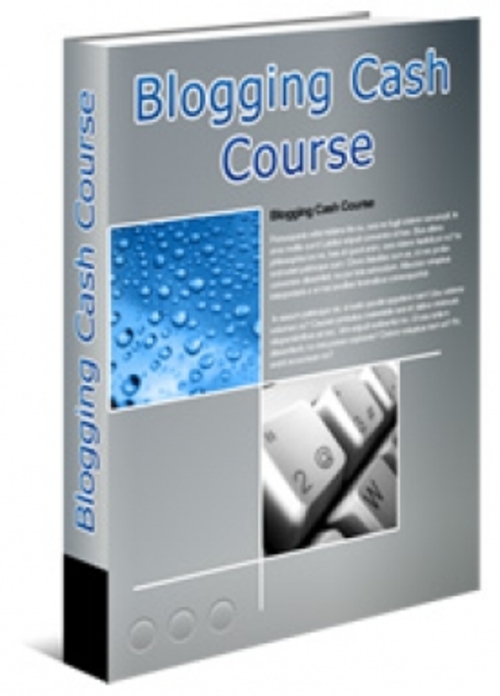 Product picture Blogging Cash Course PLR