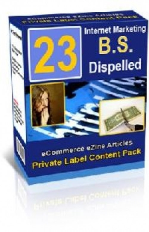 Product picture 23 Internet Marketing B.S. Dispelled Report PLR