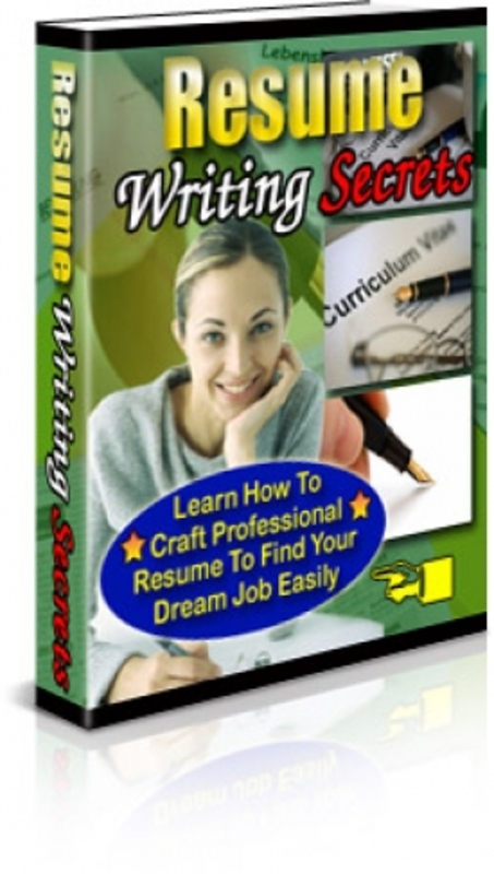 Product picture Resume Writing Secrets PLR