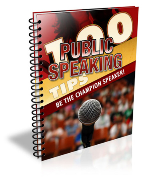 Product picture 100 Public Speaking Tips MRR