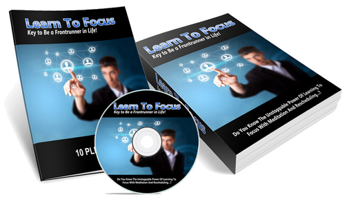Product picture Learn To Focus mrr