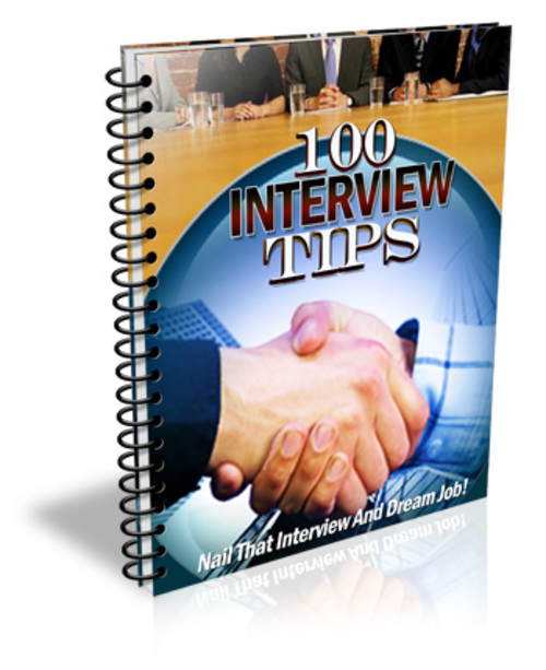 Product picture 100 Interview Tips mrr