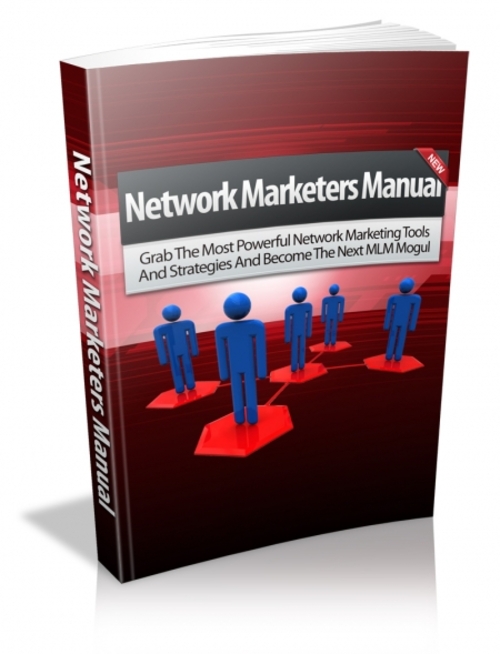 Product picture Network Marketers Manual mrr