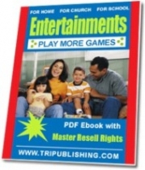 Product picture Entertainments For Home, Church And School mrr