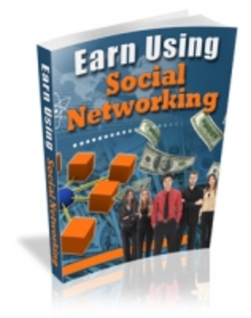 Product picture Earn Using Social Networking mrr