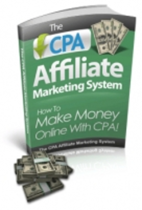 Product picture The CPA Affiliate Marketing System mrr