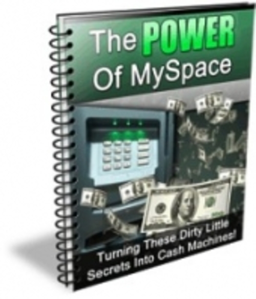 Product picture The Power Of MySpace mrr