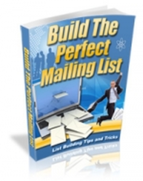 Product picture Build The Perfect Mailing List mrr
