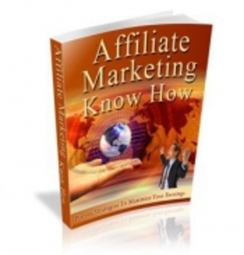 Product picture Affiliate Marketing Know How mrr