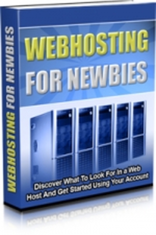 Product picture Webhosting For Newbies mrr