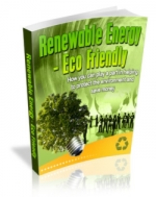 Product picture Renewable Energy - Eco Friendly mrr