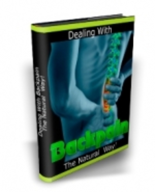 Product picture Dealing With Backpain The Natural Way mrr