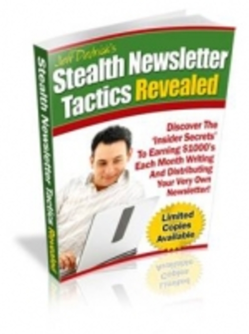 Product picture Stealth Newsletter Tactics Revealed    mrr
