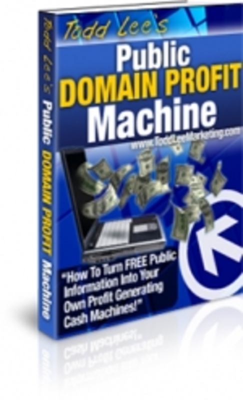 Product picture Public Domain Profit Machine mrr