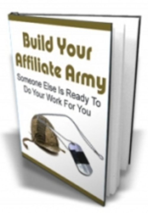 Product picture Build Your Affiliate Army mrr