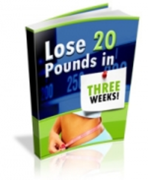 Product picture Lose 20 Pounds In Three Weeks! mrr