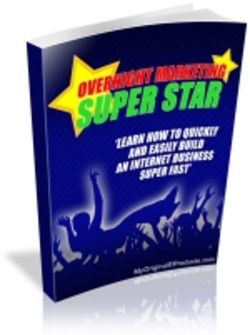Product picture Overnight Marketing Superstar mrr