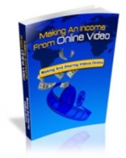 Product picture Making An Income From Online Video mrr