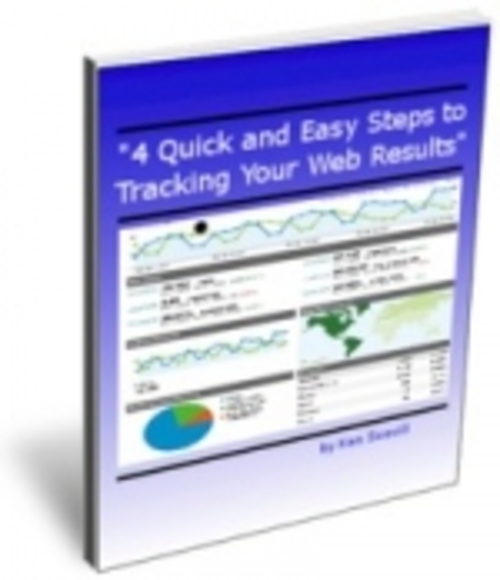 Product picture 4 Quick and Easy Steps to Tracking Your Web Results mrr