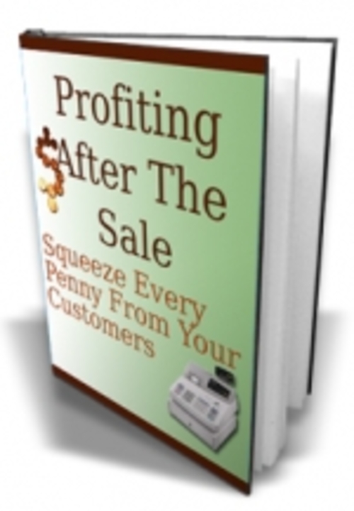Product picture Profiting After The Sale mrr