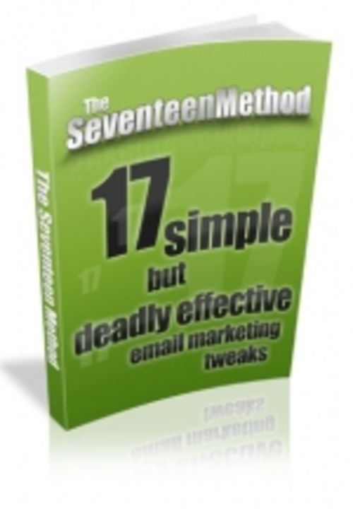 Product picture The Seventeen Method mrr