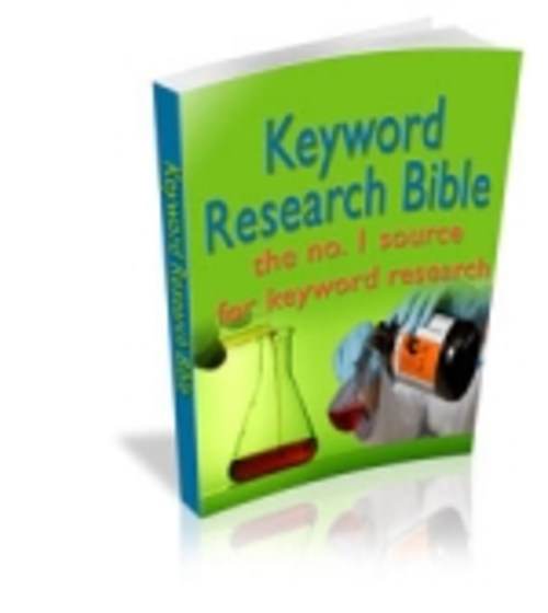 Product picture Keyword Research Bible mrr