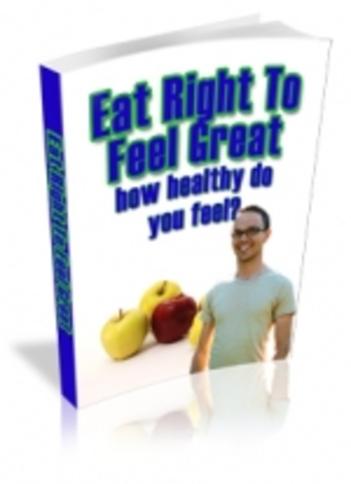 Product picture Eat Right To Feel Great mrr
