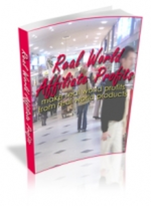 Product picture Real World Affiliate Profits mrr