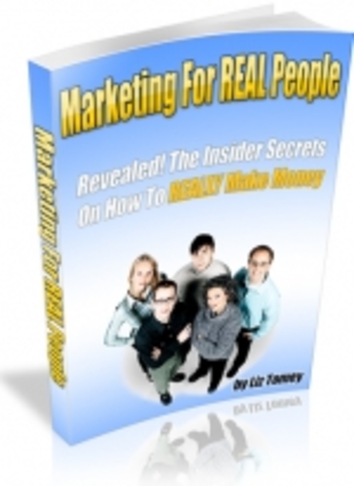 Product picture Marketing For REAL People mrr