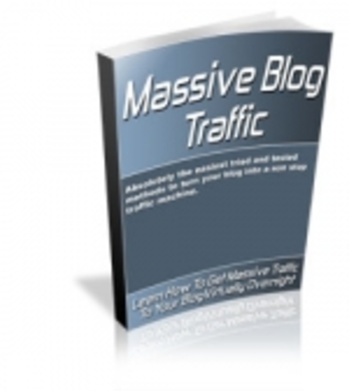 Product picture Massive Blog Traffic mrr