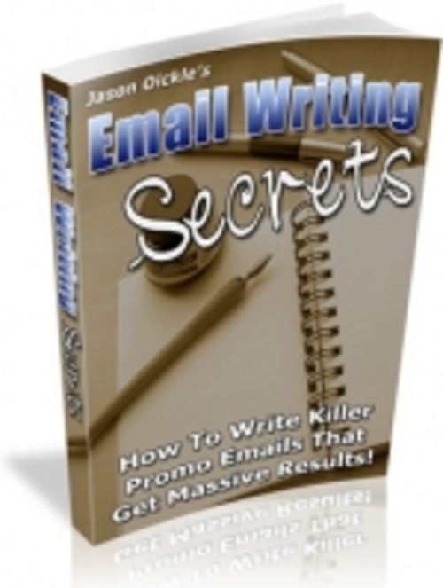 Product picture Email Writing Secrets mrr
