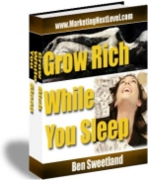 Product picture Grow Rich While You Sleep mrr