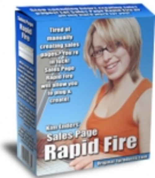 Product picture Sales Page Rapid fire mrr