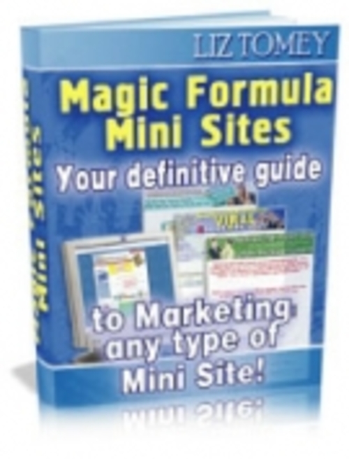 Product picture Magic Formula Mini Sites mrr