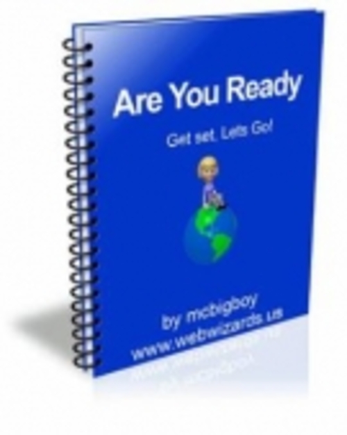 Product picture Are You Ready : Get Set, Lets Go! mrr