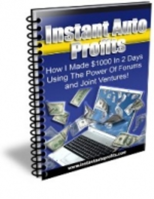 Product picture Instant Auto Profits mrr