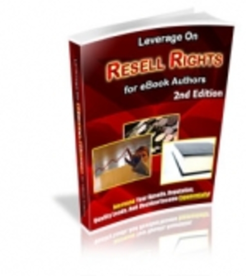 Product picture Leverage On Resell Rights : 2nd Edition mrr