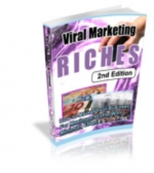 Product picture Viral Marketing Riches : 2nd Edition mrr