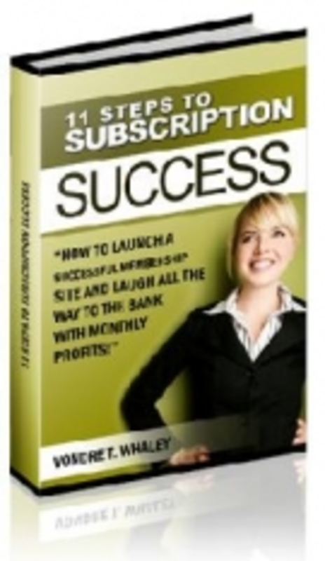 Product picture 11 Steps To Subscription Success mrr