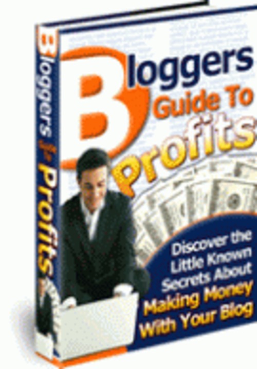 Product picture Bloggers Guide To Profits mrr