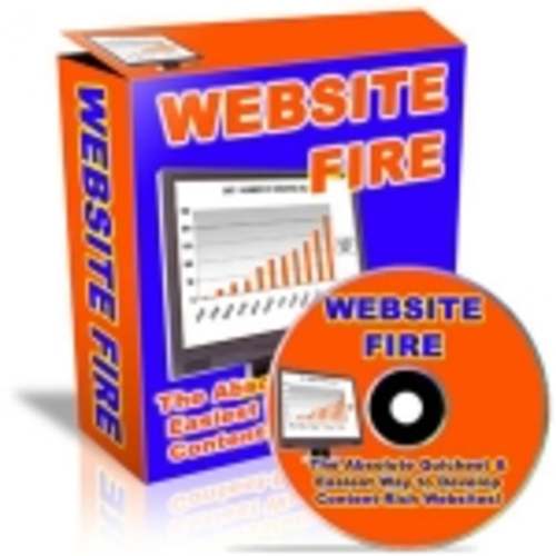 Product picture Website Fire plr