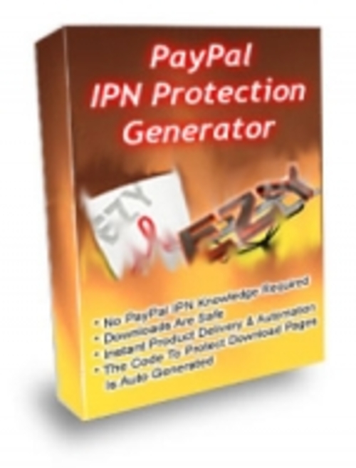 Product picture Paypal IPN Protection Generator plr