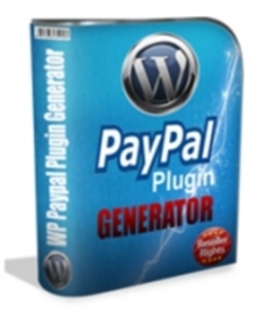 Product picture WP Paypal Plugin Generator mrr