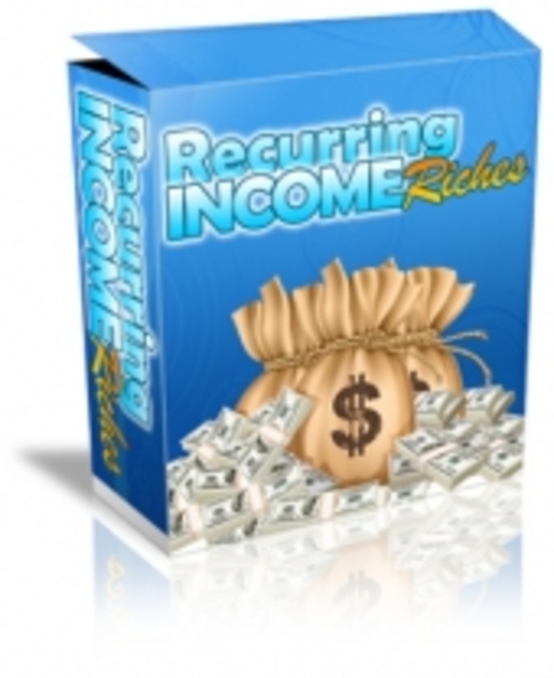 Product picture Recurring Income Riches mrr