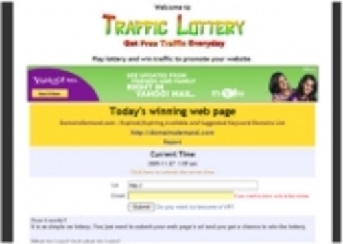 Product picture Traffic Lottery mrr